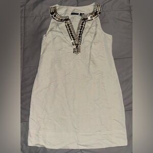 New York & Company Beige linen dress